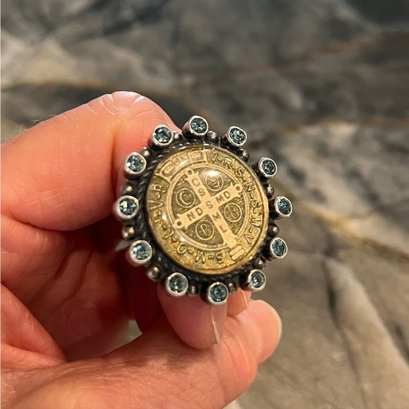 VIRGIN SAINTS & ANGELS SAN BENITO RING - Picture 2 of 11